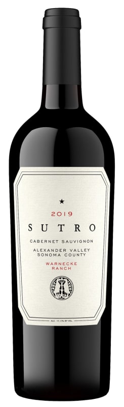 Sutro Cabernet Sauvignon 2019 Front Bottle Shot