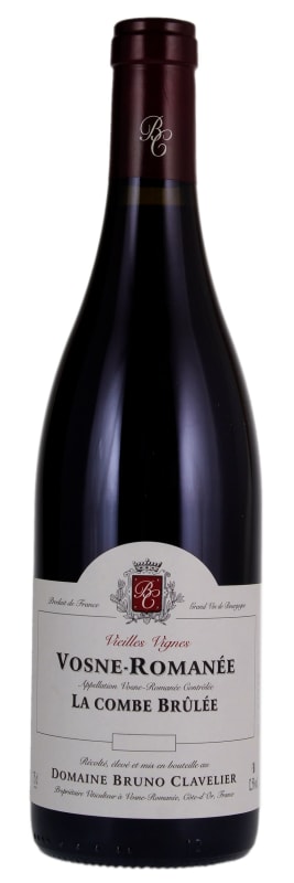 Domaine Bruno Clavelier Vosne-Romanee La Combe Brulee Vieilles Vignes 2018 Front Bottle Shot