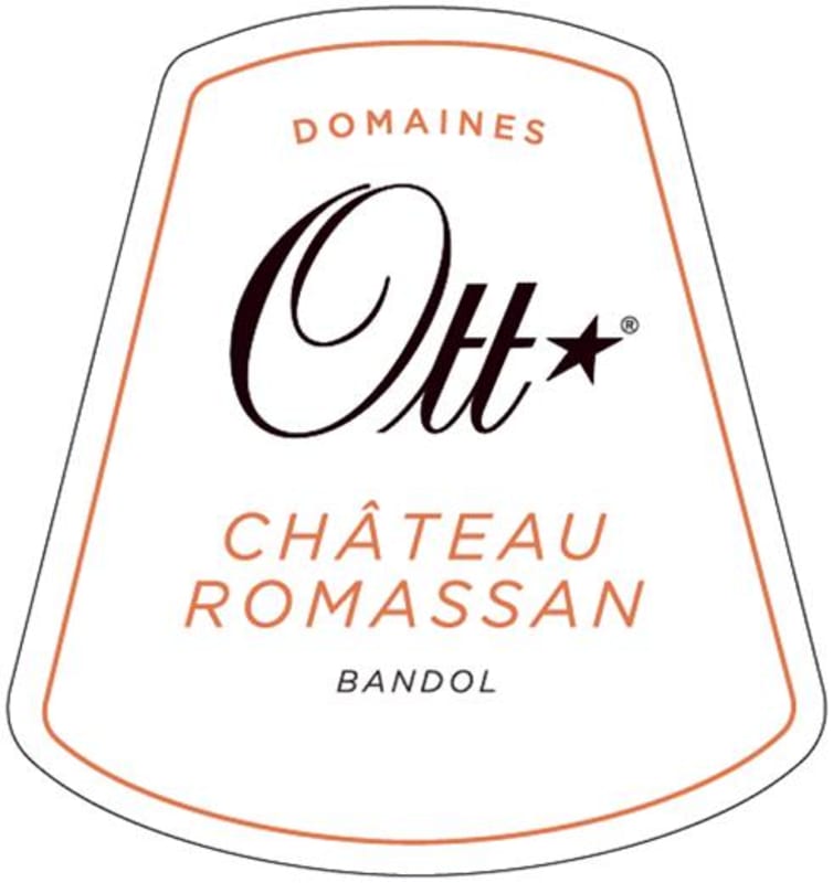 Domaines Ott Chateau Romassan Bandol Rose (375ML half-bottle) 2021 Front Label
