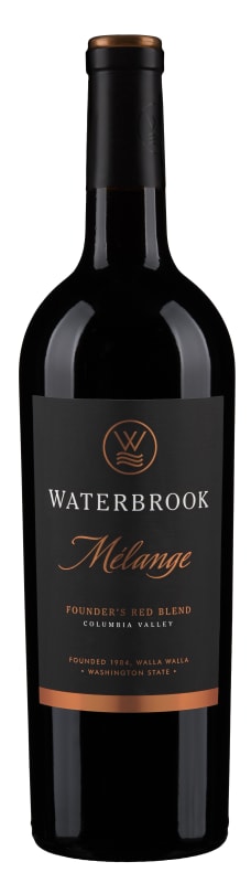 Waterbrook Melange Red Blend 2017 Front Bottle Shot