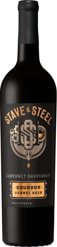 Stave & Steel Bourbon Barrel Aged Cabernet Sauvignon 2018 Front Bottle Shot
