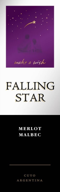 Trapiche Falling Star Merlot Malbec 2014 Front Label