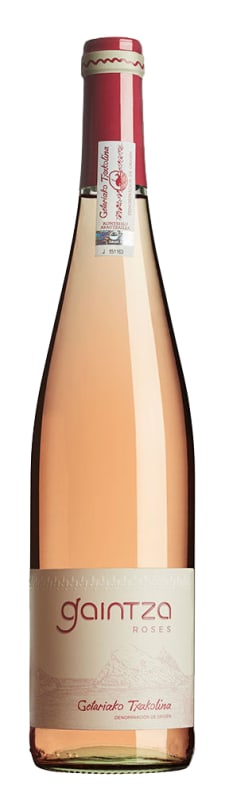 Gaintza Txakolina Rose 2023 Front Bottle Shot