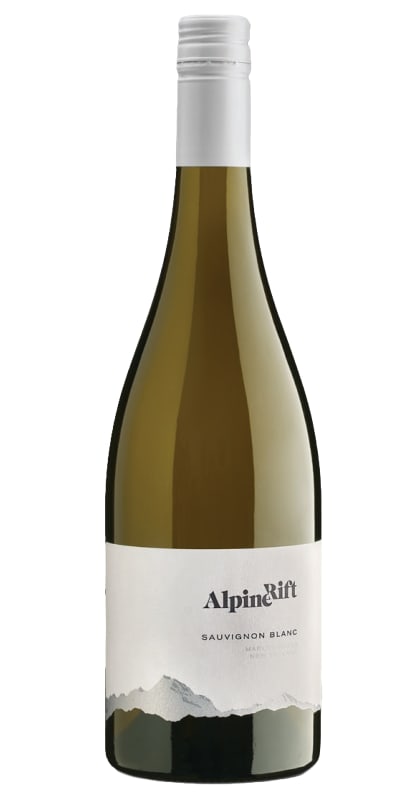 Alpine Rift Sauvignon Blanc 2021 Front Bottle Shot