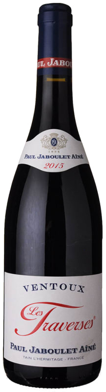 Jaboulet Les Traverses Cotes du Ventoux 2015 Front Bottle Shot