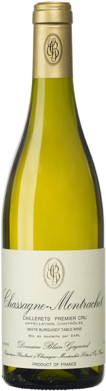 Domaine Blain-Gagnard Chassagne-Montrachet Caillerets Premier Cru 2021 Front Bottle Shot