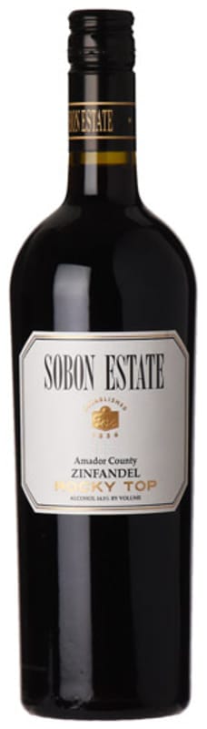 Sobon Estate Rocky Top Zinfandel 2016 Front Bottle Shot