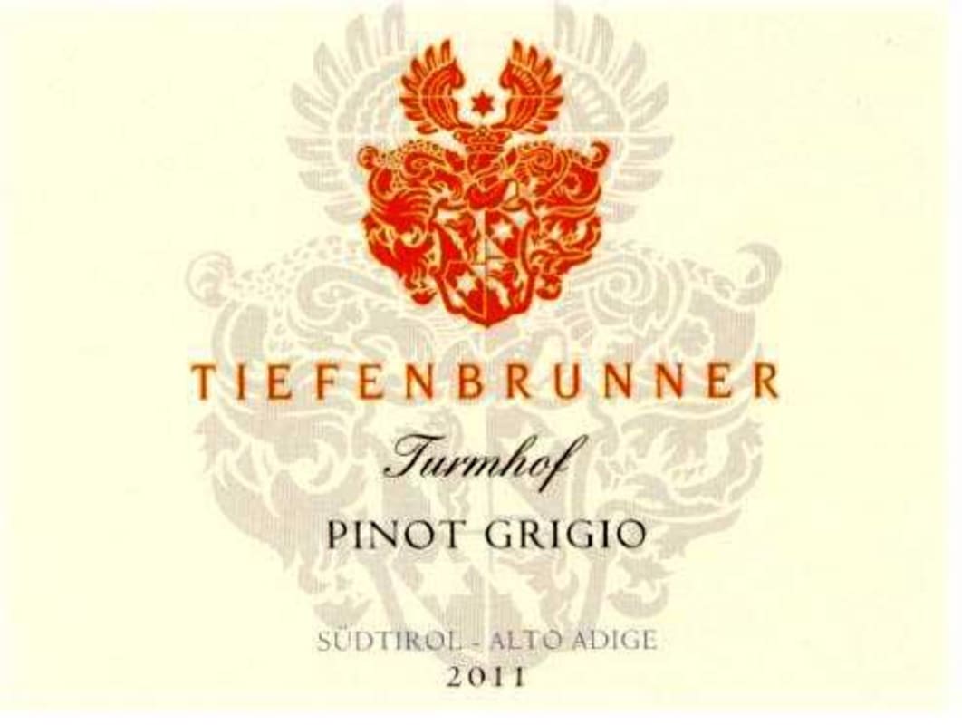 Tiefenbrunner Turmhof Pinot Grigio 2011 Front Label