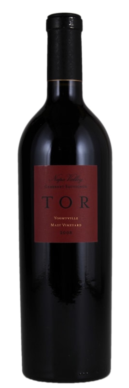 TOR Mast Vineyard Cabernet Sauvignon 2008 Front Bottle Shot