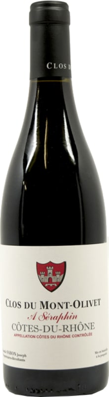 Clos du Mont Olivet Cotes du Rhone Rouge A Seraphin 2016 Front Bottle Shot