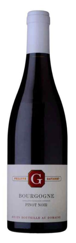 Philippe Gavignet Bourgogne Pinot Noir 2019 Front Bottle Shot