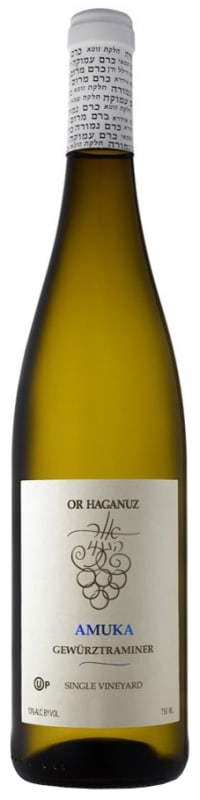 Or Haganuz Amuka Gewurztraminer (OU Kosher) 2023 Front Bottle Shot
