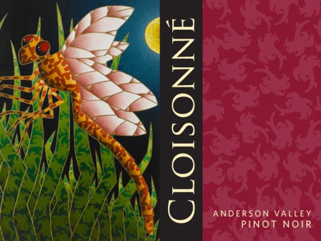 Cloisonne Anderson Valley Pinot Noir 2017 Front Label