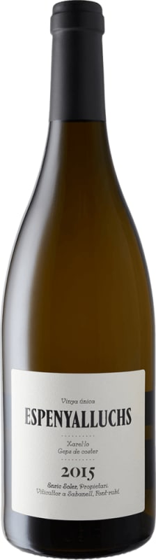 Enric Soler Espenyalluchs Xarel-lo 2015 Front Bottle Shot