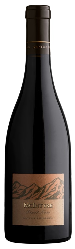 McIntyre Santa Lucia Highlands Pinot Noir 2022 Front Bottle Shot