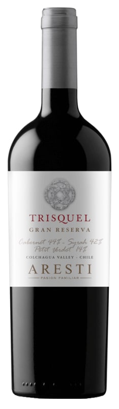 Aresti Trisquel Gran Reserva Red Blend 2019 Front Bottle Shot