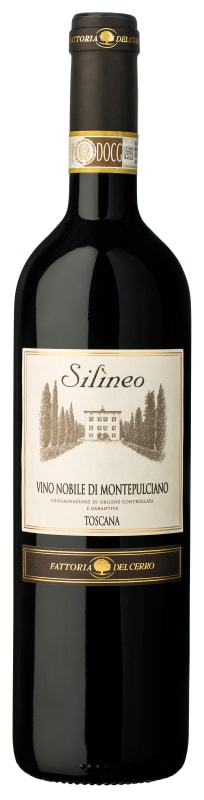 Fattoria del Cerro Silineo Vino Nobile di Montepulciano 2019 Front Bottle Shot