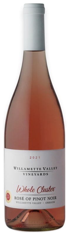 Willamette Valley Vineyards Whole Cluster Rose of Pinot Noir 2021 Front Bottle Shot