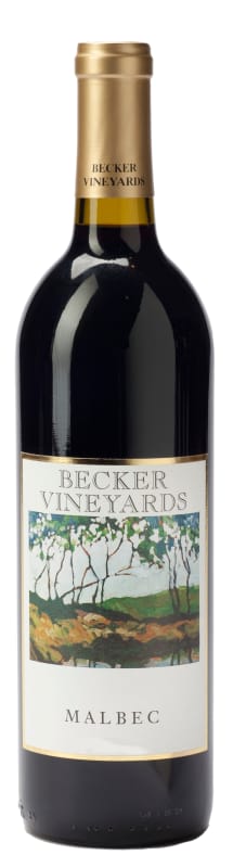 Becker Vineyards Malbec 2019 Front Bottle Shot