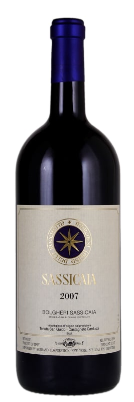 Tenuta San Guido Sassicaia (1.5 Liter Magnum) 2007 Front Bottle Shot