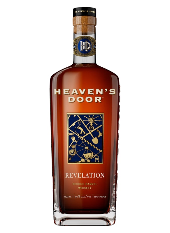 Heaven's Door Double Barrel American Whiskey Front Bottle Shot