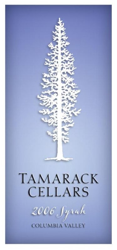 Tamarack Cellars Syrah 2006 Front Label