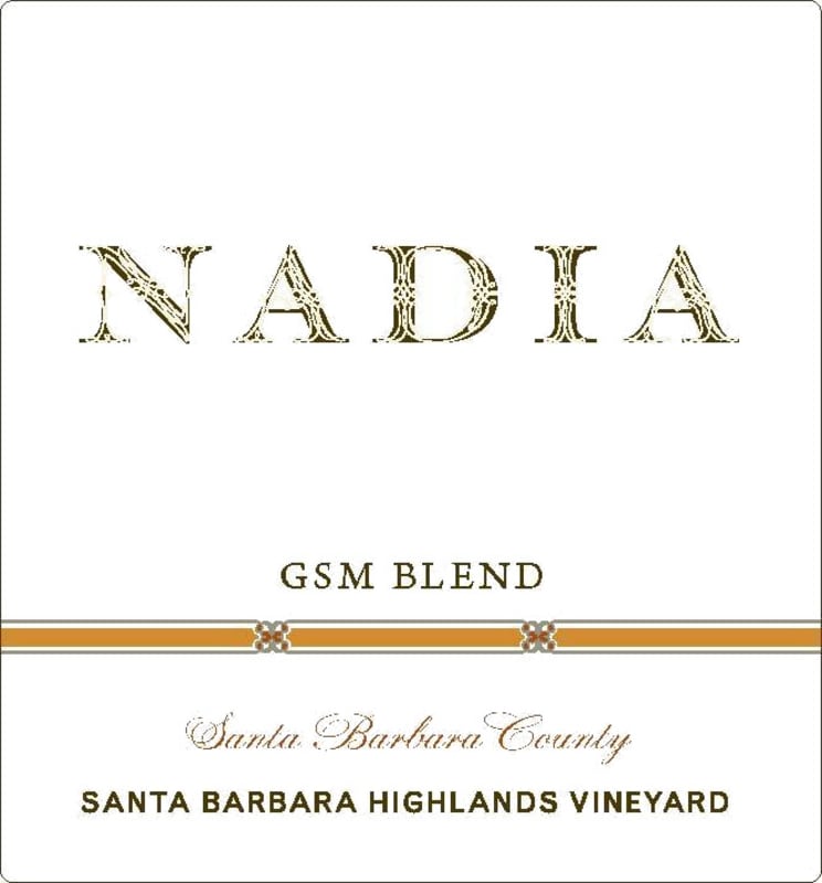 Laetitia Nadia GSM Blend 2015 Front Label