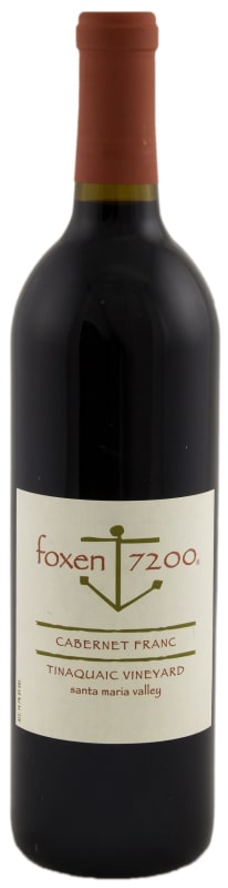 Foxen 7200 Tinaquaic Vineyard Cabernet Franc 2017 Front Bottle Shot