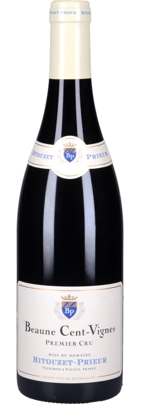 Domaine Bitouzet-Prieur Beaune Cent-Vignes Premier Cru 2020 Front Bottle Shot