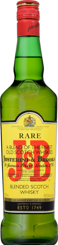 J & B Rare Blended Scotch Whisky Front Bottle Shot