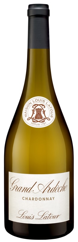 Louis Latour Grand Ardeche Chardonnay 2023 Front Bottle Shot