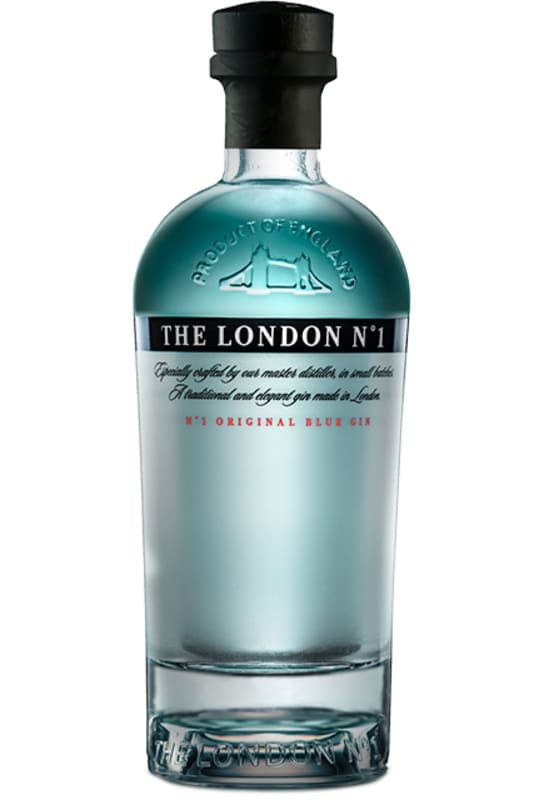 London No. 1 Original Blue Gin Front Bottle Shot