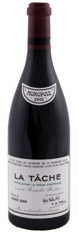 Domaine de la Romanee-Conti La Tache Grand Cru 2005 Front Bottle Shot