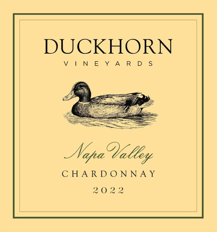 Duckhorn Napa Valley Chardonnay (375ML half-bottle) 2022 Front Label