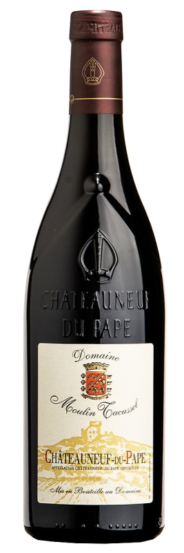 Domaine Moulin-Tacussel Chateauneuf-du-Pape Tradition 2018 Front Bottle Shot