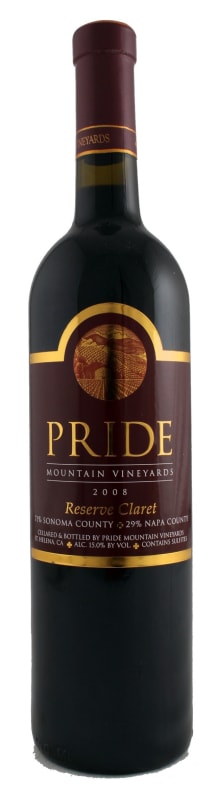 Pride Mountain Vineyards Reserve Claret 2005 Front Bottle Shot
