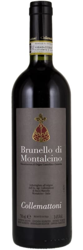 Collemattoni Brunello di Montalcino 2018 Front Bottle Shot