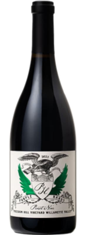 Purple Hands Freedom Hill Vineyard Pinot Noir 2021 Front Bottle Shot
