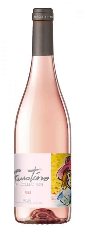 Faustino Art Collection Rose 2021 Front Bottle Shot