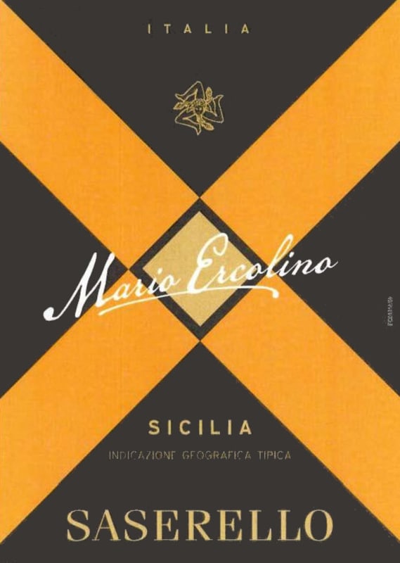 Mario Ercolino Sicilia Saserello 2010 Front Label