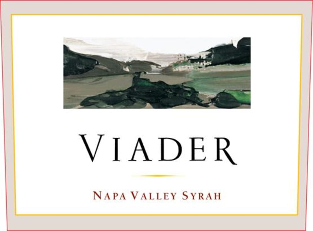 Viader Syrah 2010 Front Label