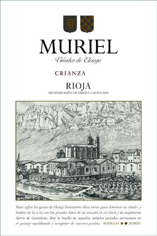 Bodegas Muriel Crianza 2013 Front Label