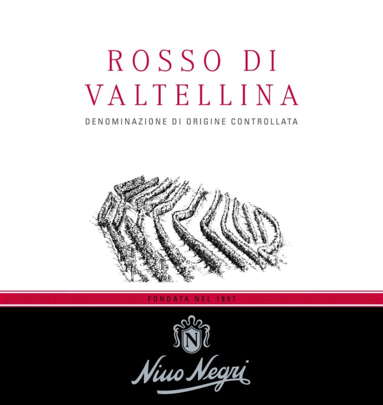 Nino Negri Rosso di Valtellina 2015 Front Label