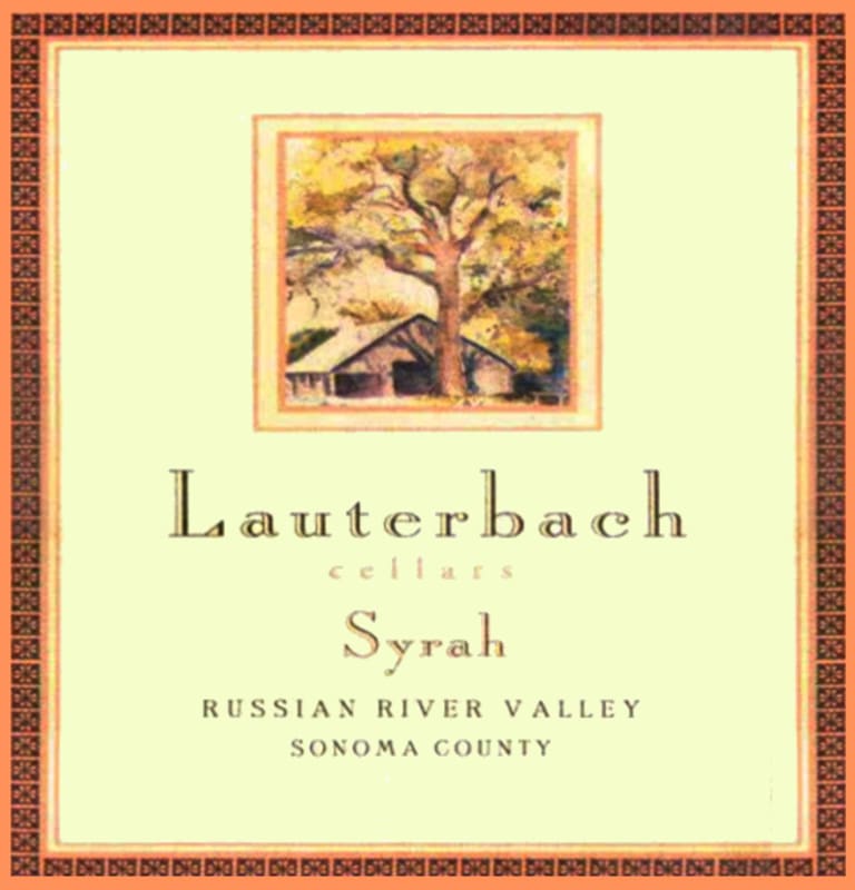 Lauterbach Cellars Syrah 2007 Front Label