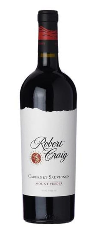 Robert Craig Cellars Mt. Veeder Cabernet Sauvignon 2015 Front Bottle Shot