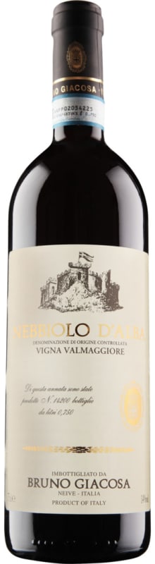 Bruno Giacosa Valmaggiore Nebbiolo d'Alba 2015 Front Bottle Shot