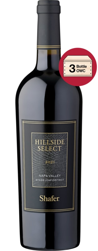 Shafer Hillside Select Cabernet Sauvignon (3 Bottles in OWC) 2021 Front Bottle Shot