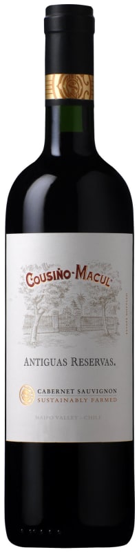 Cousino Macul Antiguas Reservas Cabernet Sauvignon 2014 Front Bottle Shot