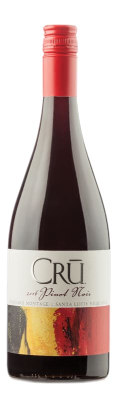 CRU Winery Montage Vineyard Pinot Noir 2016 Front Bottle Shot
