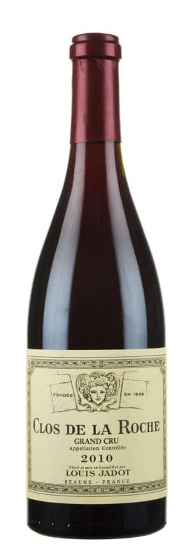 Louis Jadot Clos de la Roche Grand Cru 2010 Front Bottle Shot